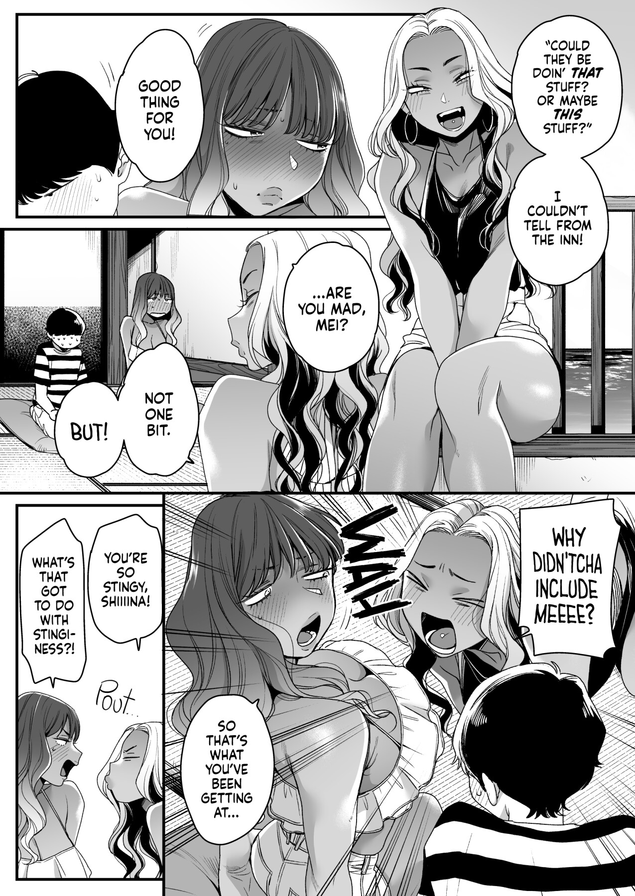 Hentai Manga Comic-Beach, Sun, And A Pair Of Gyarus!-Read-28